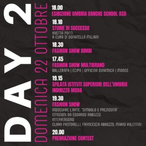 programma domenica 22