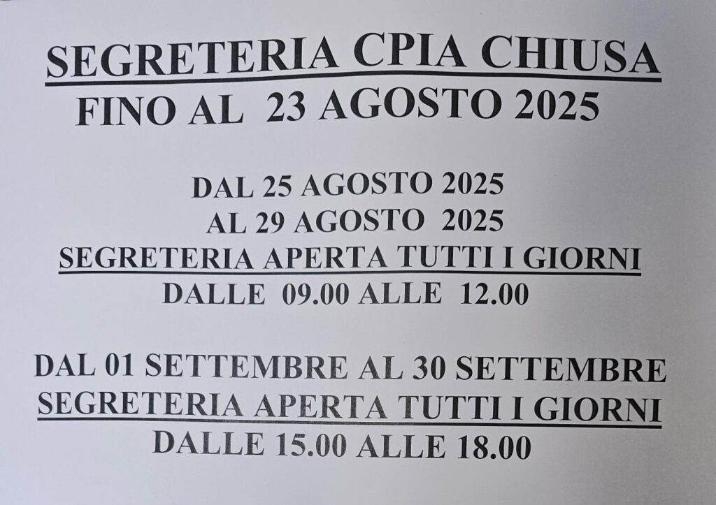 orario cpia
