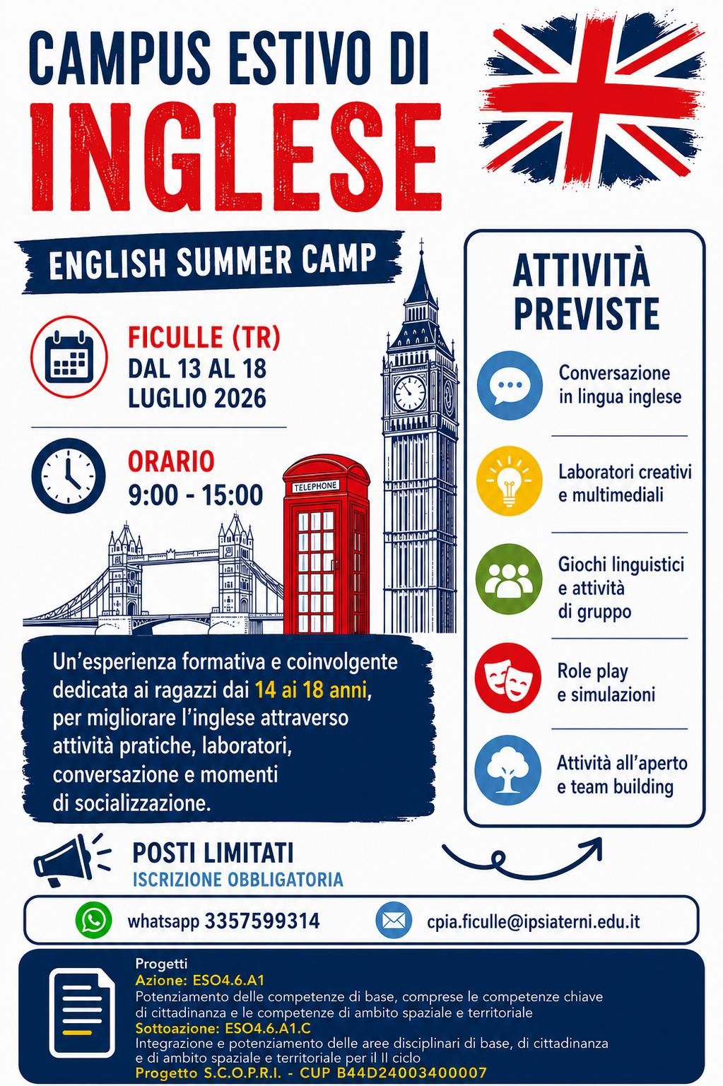 campus estivo inglese