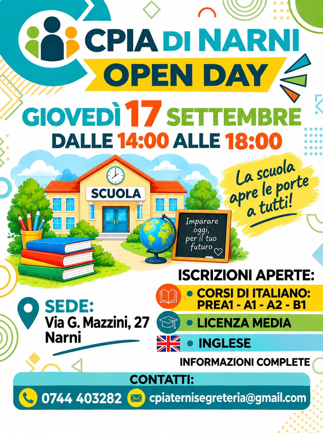 Open Day Narni locandina